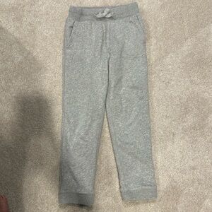 Light gray fur lined joggers for kids (sz 8)